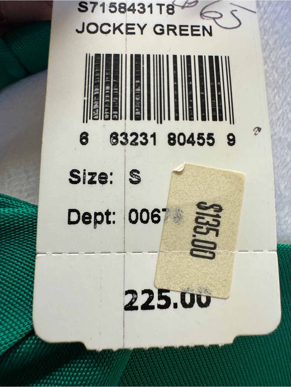DVF Diane Von Furstenberg Venmo Emerald Green Long Sleeve Wrap US Small NWT - Picture 14 of 15